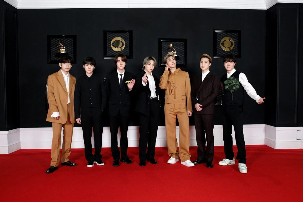 BTS at Grammy